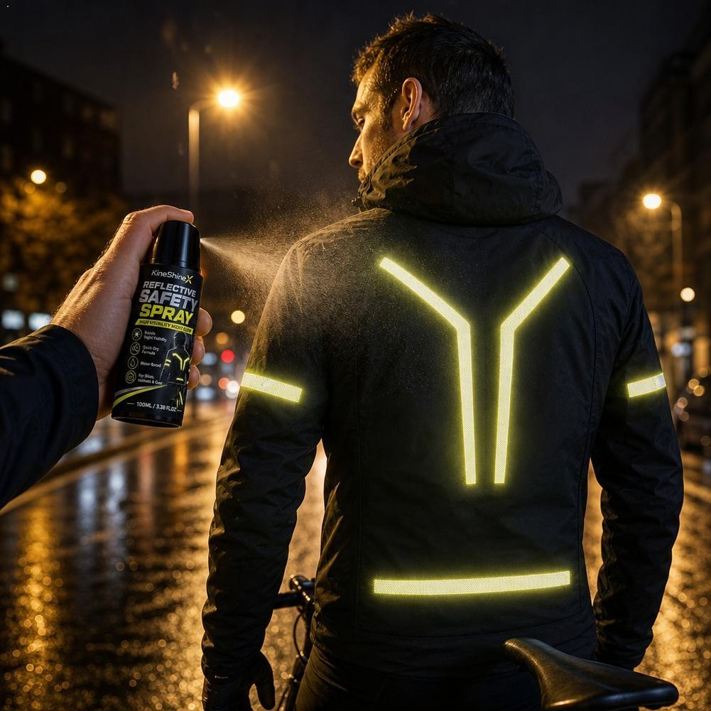Running Visibility Gear - Night Reflective Safety Spray High Visibility