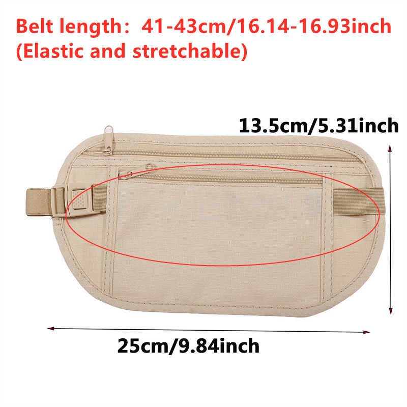 Anti-theft Hidden Waist Bag Sp - Running Gear Holder 评论和价格