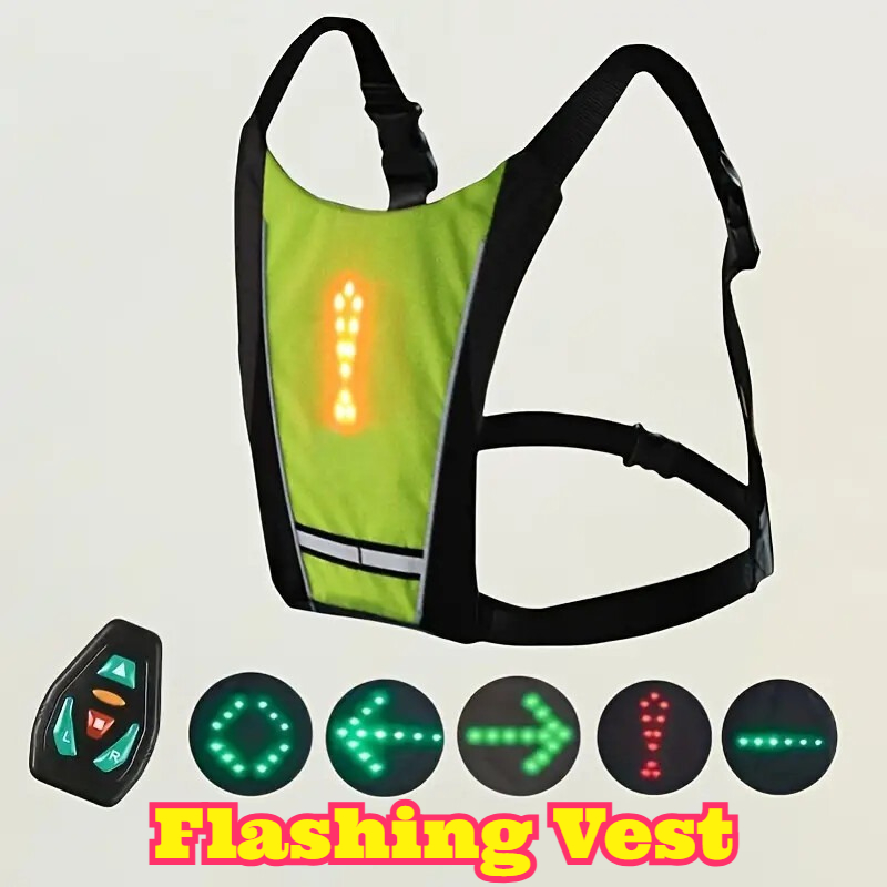 LED Remote Control Safety Vest - Running Visibility Gear 评论和价格