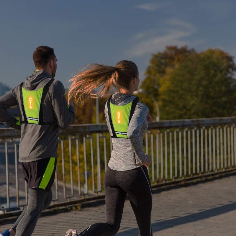LED Remote Control Safety Vest - Running Visibility Gear 评论和价格
