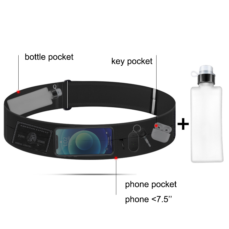 Running Belt Waist Bag with Wa - Running Gear Holder 评论和价格