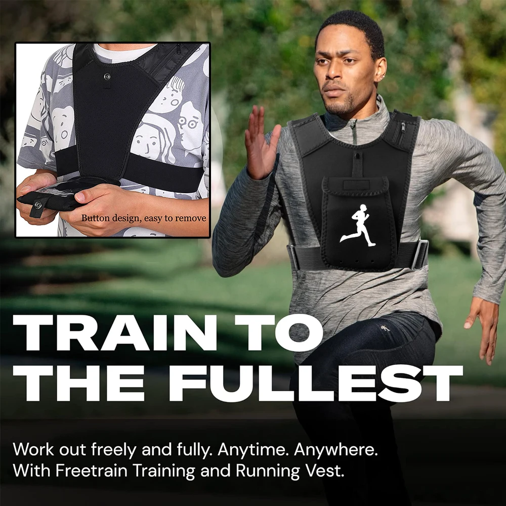 Adjustable Running Vest Phone  - Running Gear Sale 评论和价格