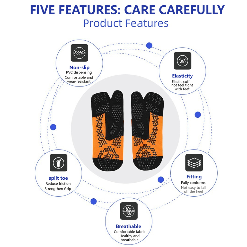 LOOGDEEL Two-toe Non-slip Sili - Anti Blister Sock 评论和价格
