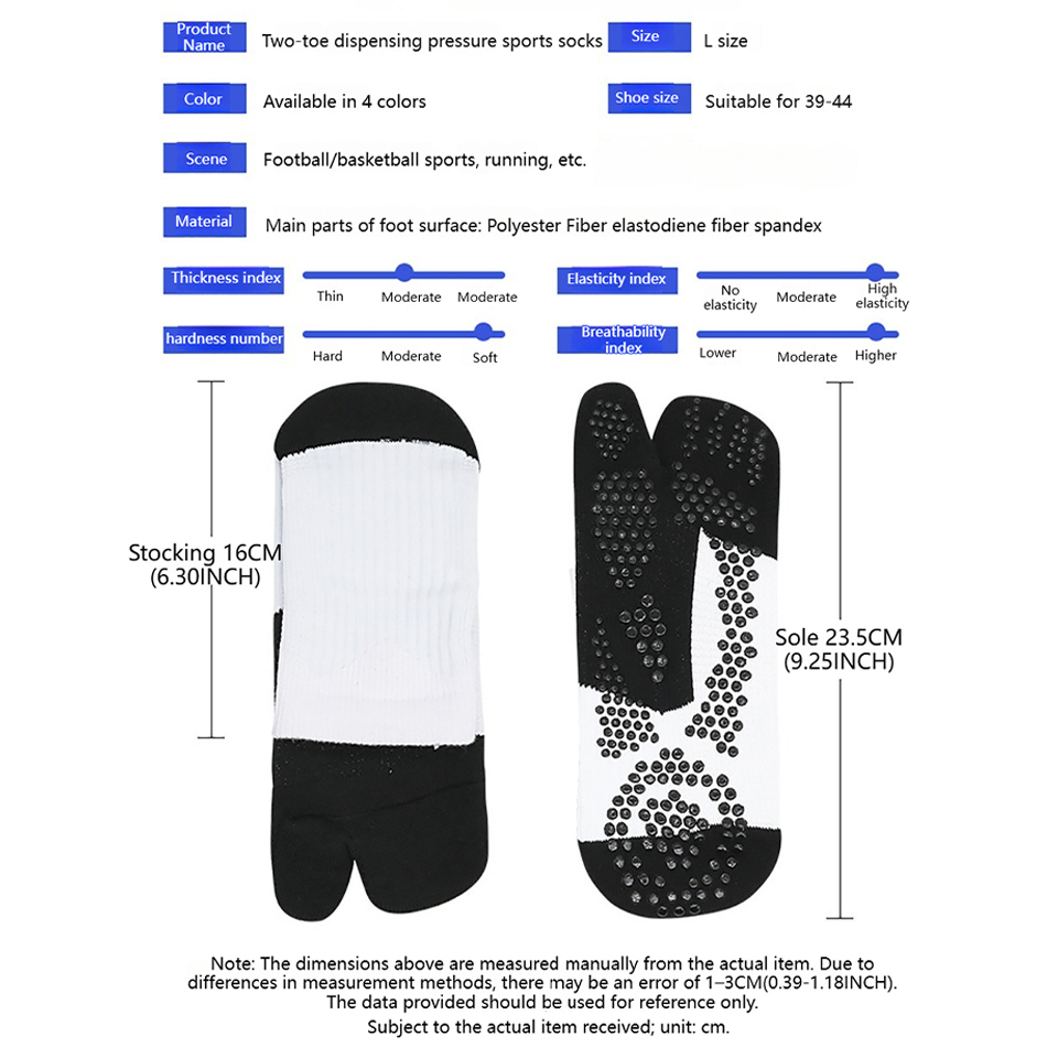 LOOGDEEL Two-toe Non-slip Sili - Anti Blister Sock 评论和价格