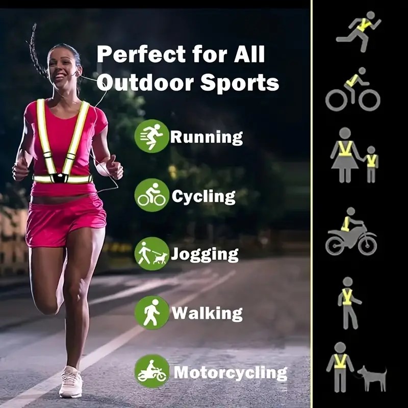 Reflective Vest Running Gear,  - Running Visibility Gear 评论和价格