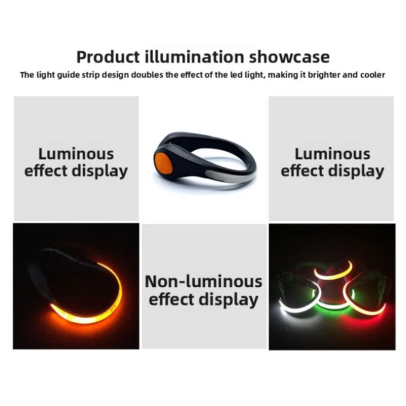New Luminous Shoe Clip Light L - Running Gear Usa 评论和价格