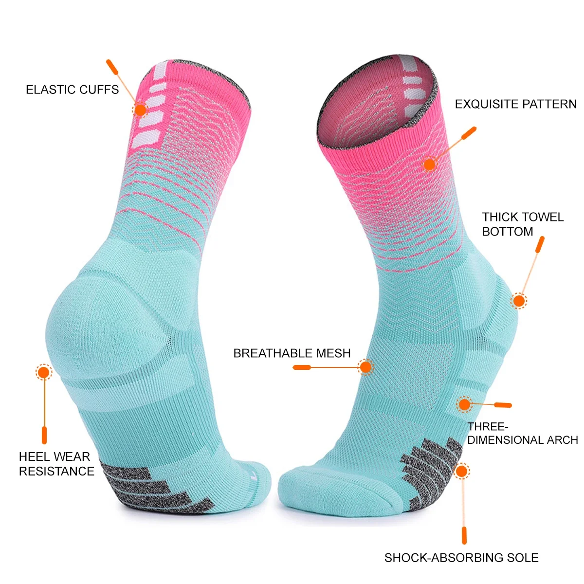 WRELS 1/2/3 Pairs Athletic Soc - Anti Blister Sock 评论和价格