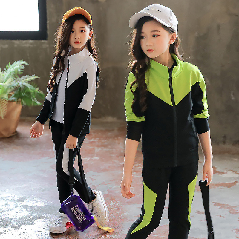 Spring Autumn Kids Clothes Gir - Running Gear Kids 评论和价格