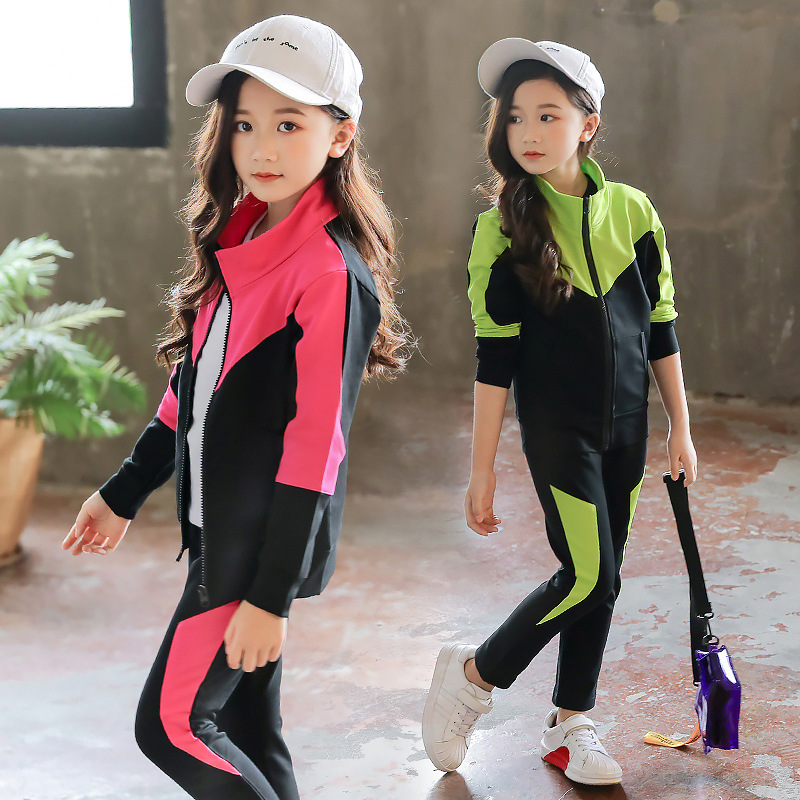 Spring Autumn Kids Clothes Gir - Running Gear Kids 评论和价格