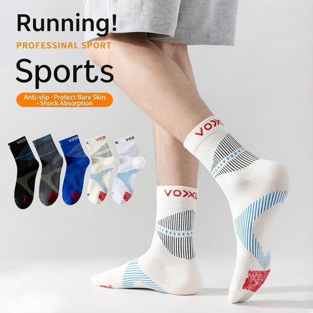 WRELS 1/2/3 Pairs Running Sock - Anti Blister Sock 评论和价格
