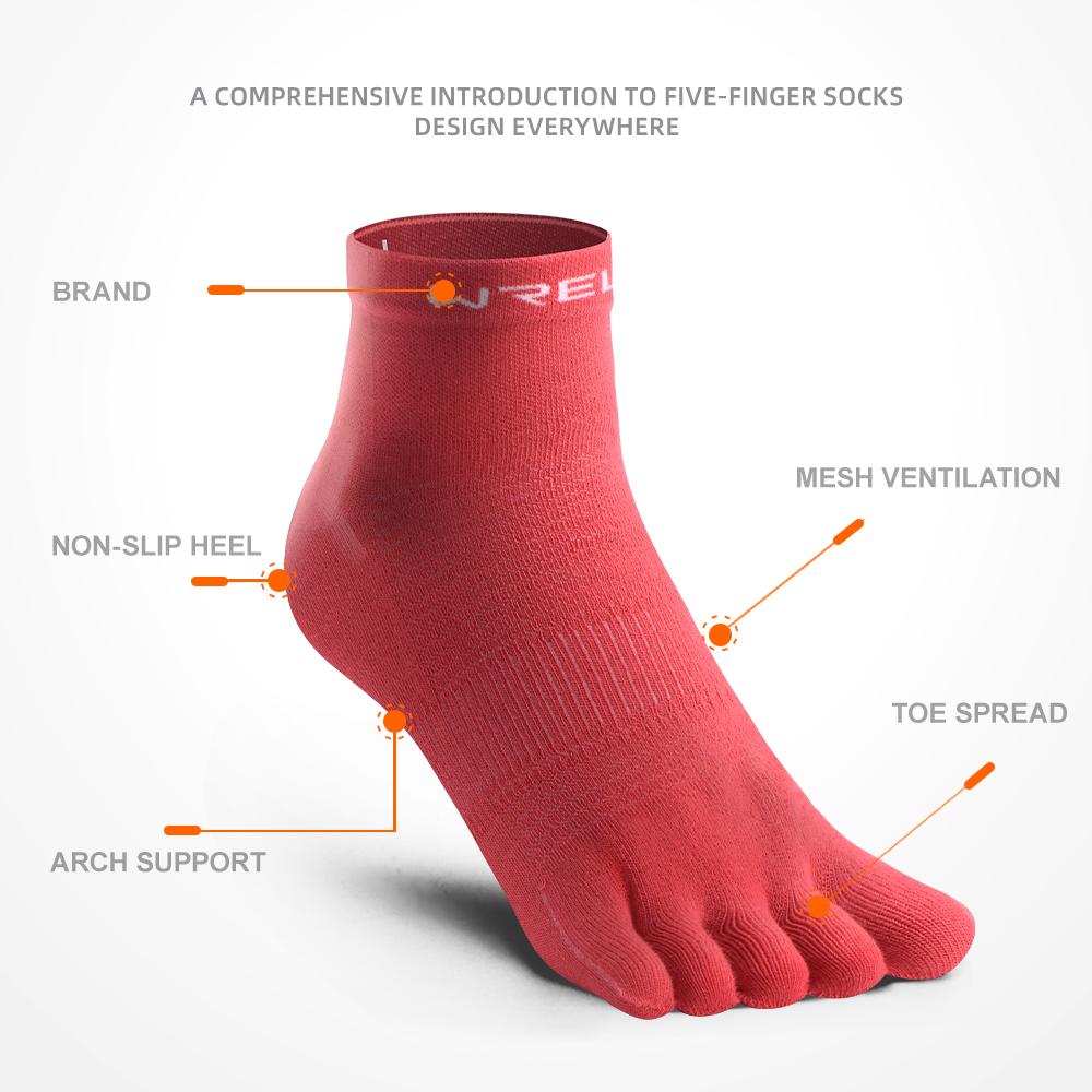 WRELS COOLMAX Five-finger Outd - Anti Blister Sock 评论和价格
