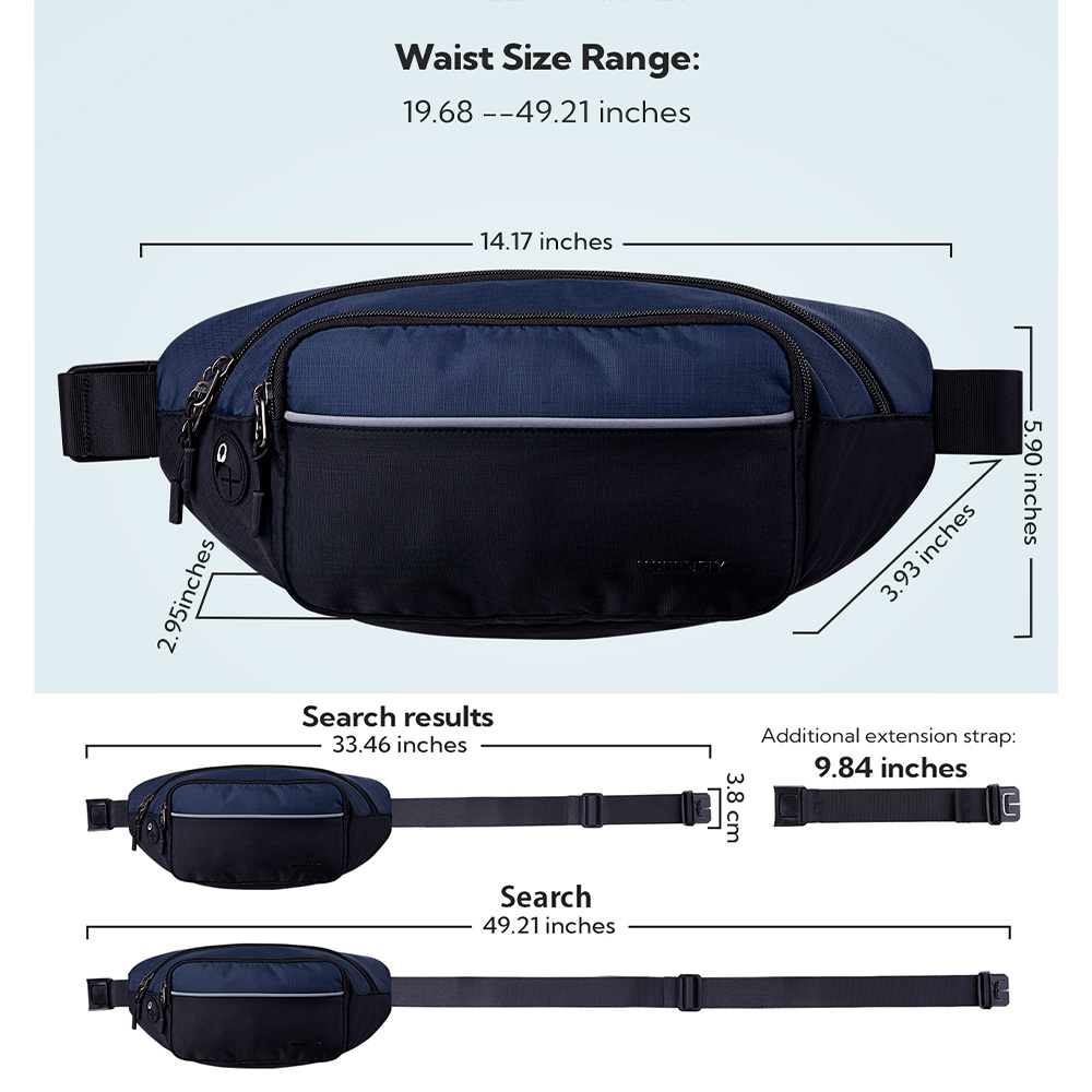 WATERFLY Fanny Pack Waist Bag  - Running Gear Holder 评论和价格