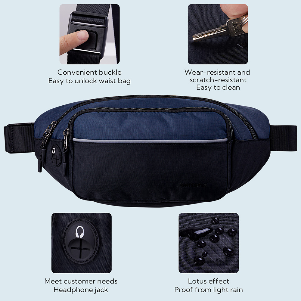 WATERFLY Fanny Pack Waist Bag  - Running Gear Holder 评论和价格