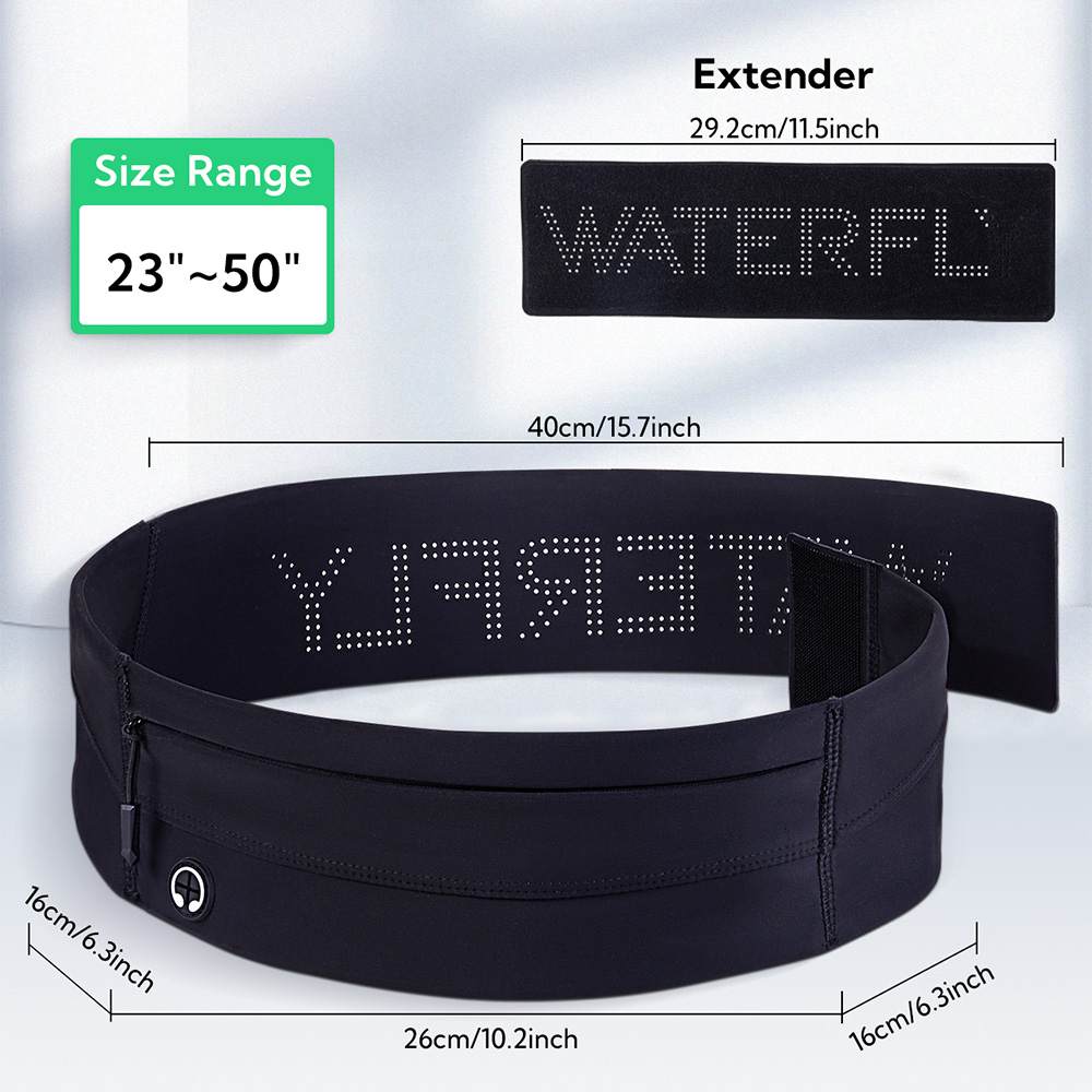 WATERFLY Running Belt Fanny Pa - Running Gear Holder 评论和价格