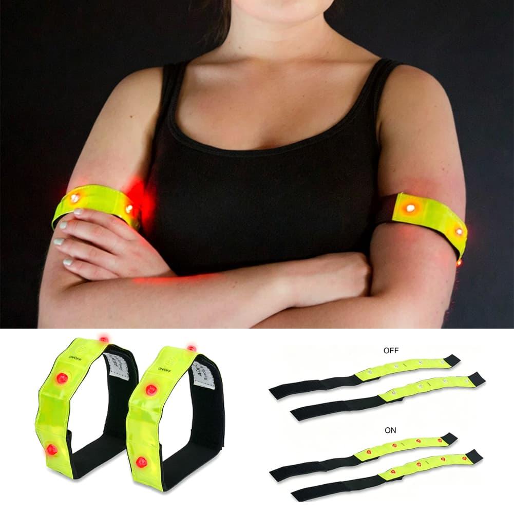 LED Reflective Armband With Fl - Running Visibility Gear 评论和价格