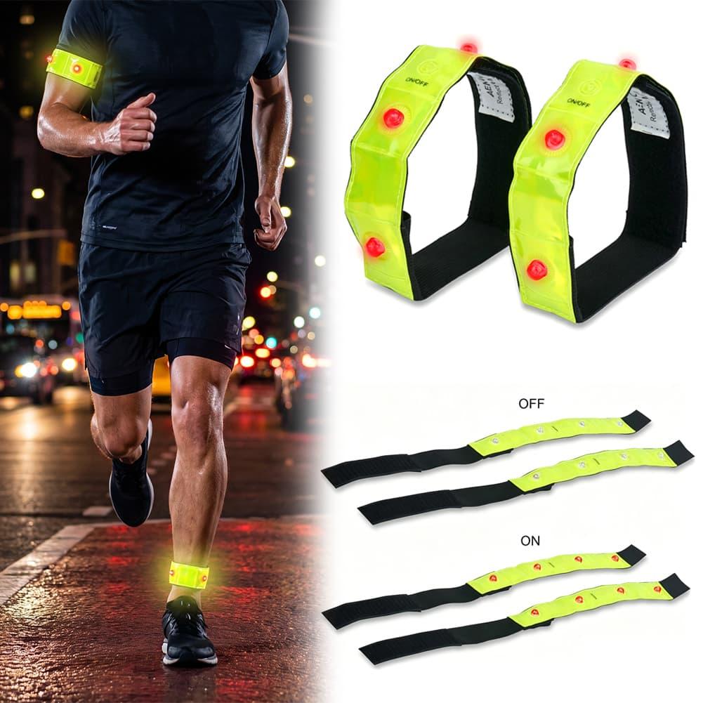 LED Reflective Armband With Fl - Running Visibility Gear 评论和价格
