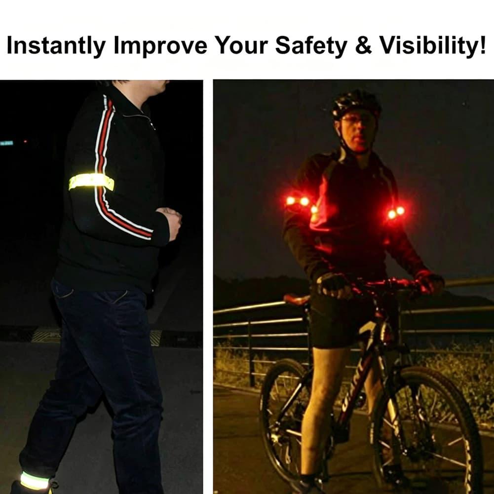 LED Reflective Armband With Fl - Running Visibility Gear 评论和价格