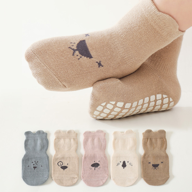 3/5 Pairs Baby Adorable Animal - Anti Blister Sock 评论和价格