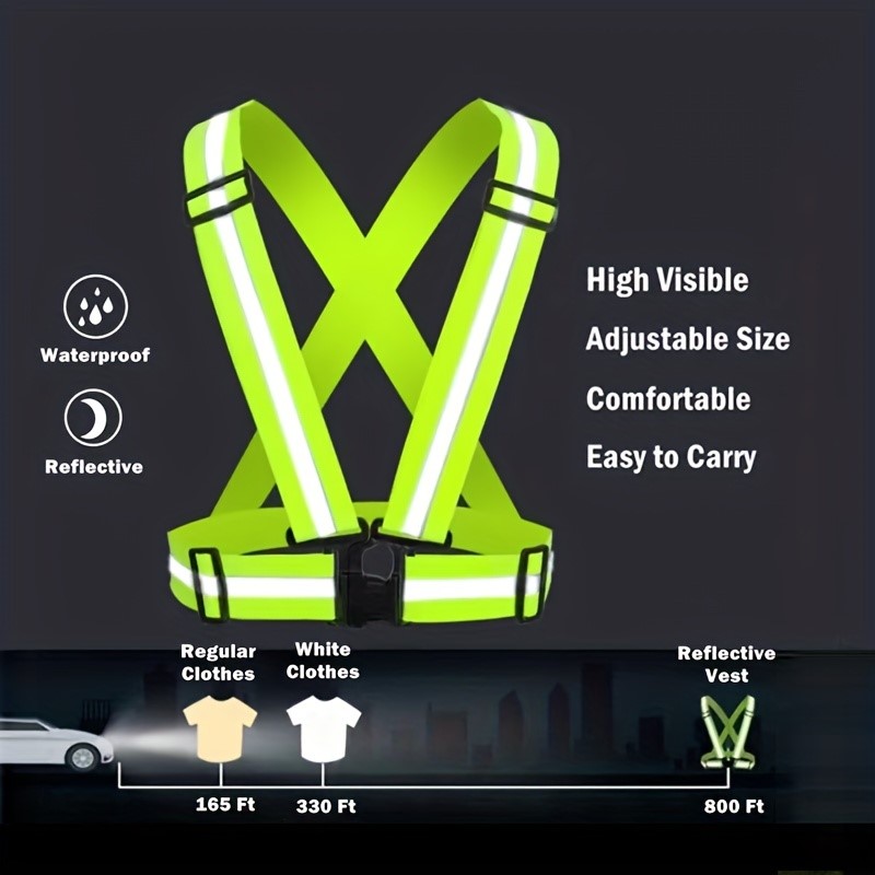 High Visibility Reflective Saf - Running Visibility Gear 评论和价格