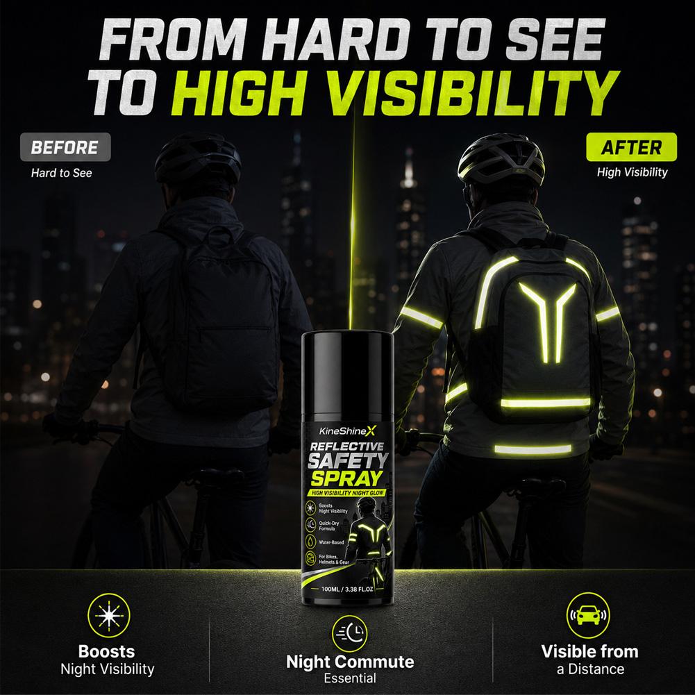 Night Reflective Safety Spray  - Running Visibility Gear 评论和价格